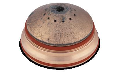 increases the resistance against abrasion and melting comparing to the ordinary copper shield.