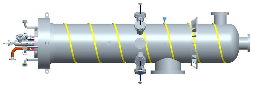 Partial Oxidation Unit Layout Envelope: ~25 long x 4 diameter Gas-Gas Injector (Oxygen +
