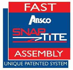 Model: 508SK ABSCO ASSEMBLY INTRODUCTION The snaptte assembly system locks most permeter channels to all roof and wall sheets wthout the need for tools and fasteners.
