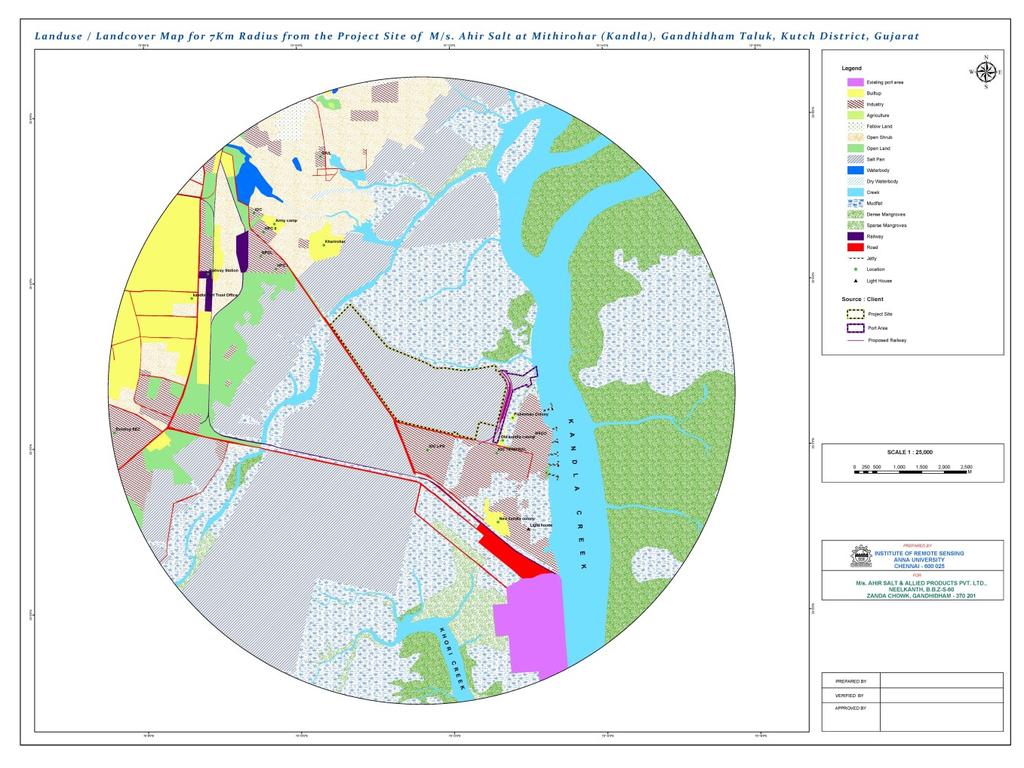ANNEXURES Annexure 7: Draft landuse map of the project