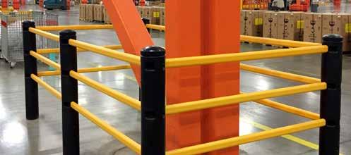 protect equipment, driver & columns by absorbing impact energy