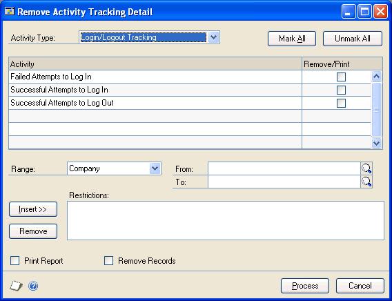 PART 2 USER SETUP both. All activities you track are recorded in the Activity Tracking Table.