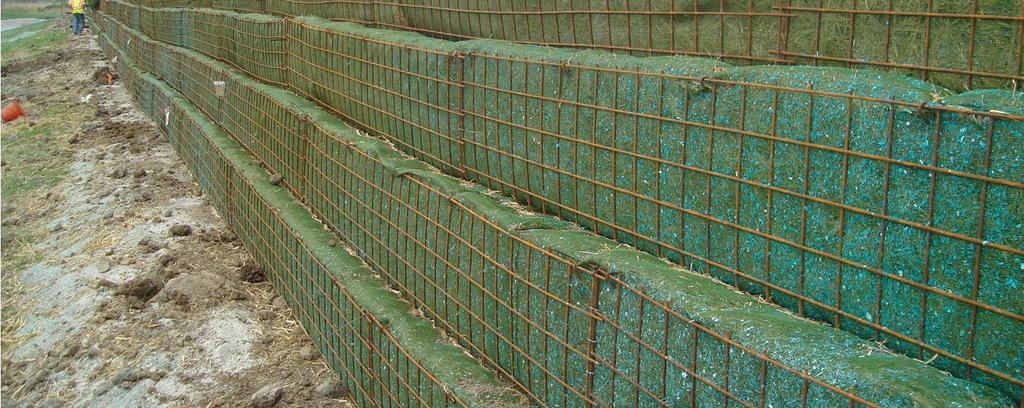 By permitting the slopes to be vegetated or covered by another facing material, Mirafi geosynthetics also factor in safety by preventing