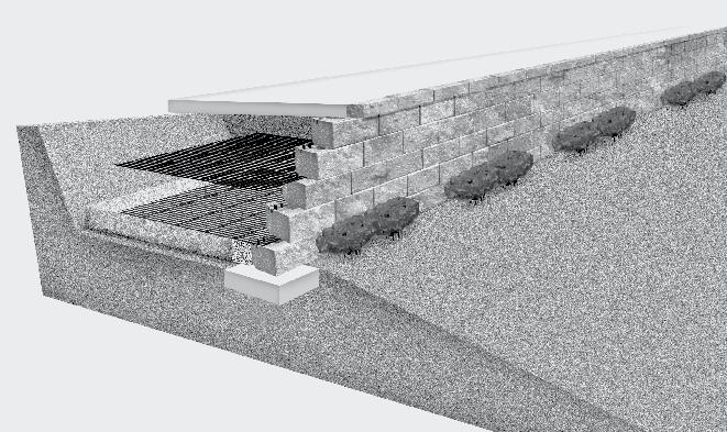 Mesa Retaining Wall Systems provide the dependability engineers require, the efficient installation contractors expect, and the aesthetics owners and architects demand.