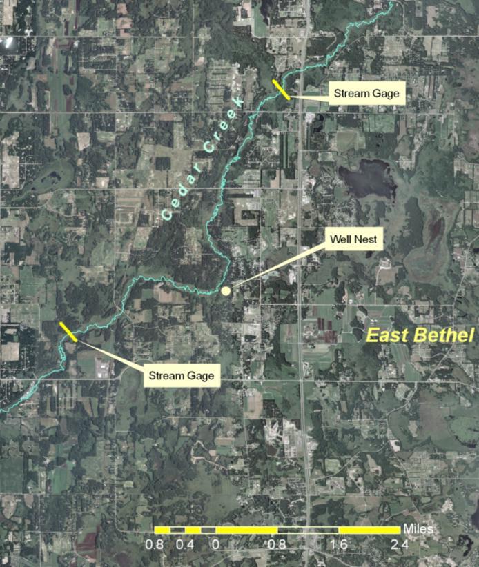 Monitoring Case Study/Example: Cedar Creek, Anoka County Cedar Creek flows through Oak Grove and East Bethel in northern Anoka County.