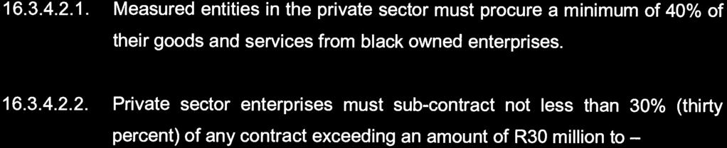 Enterprises owned by Black females; Exempted Micro - Enterprises or Qualifying Small Enterprises owned by Black people; Exempted Micro - Enterprises or Qualifying Small Enterprises owned by military