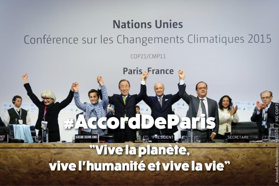 COP-21 (2015) a turning point in the global climate action,.