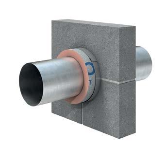 fire and smoke performance of Kooltherm FM Pipe Insulation. Kooltherm FireSleeves comprise of an outer sleeve of 0.5mm thick stainless steel which is clasp fastening and 205mm in length.