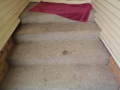External Stairs: Type & Condition: replace the badly damaged section of retaining wall. The stairs are constructed primarily from timber the overall condition of these stairs is good.