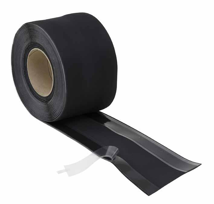 Cladseal SA-Fix Cladseal SA-Fix is an elastomeric waterproofing strip based on the rubber polymer EPDM with a low water vapour transmission factor and is partly coated with sticky butyl tape.