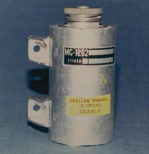 Thermal battery containing asbestos, mercury, lead,