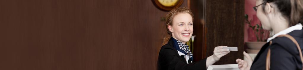 EFFICIENT OPERATIONS, DELIGHTED GUESTS On the surface, it looks easy. But only you know what it takes to deliver outstanding guest experiences, day-after-day. Smiling, calm, helpful staff.
