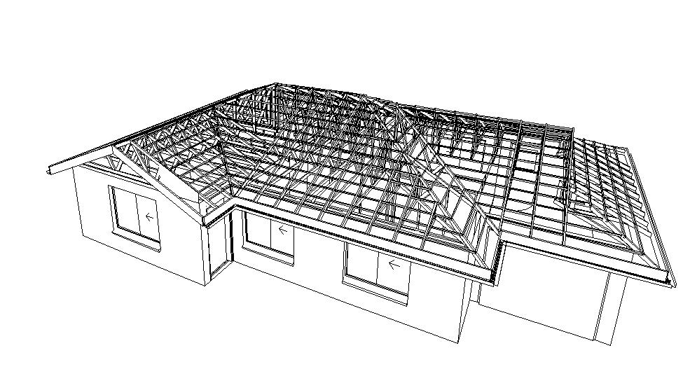 Figure 1 3D CAD drawing of a dwelling Embodied Energy by Element Group Element Group SUBSTRAUCTURE COLUMNS UPPER FLOORS STAIRCASE ROOF EXTERNAL WALLS WINDOWS EXTERNAL DOORS INTERNAL WALLS INTERNAL