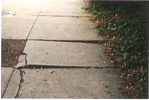 What is the resident's responsibility? In the City of Sacramento the property owners are responsible for the cost of the maintenance and repair of the sidewalk adjacent to their property.