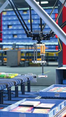 Automation Order picking robots SSI SCHAEFER has developed the first fully automatic picking