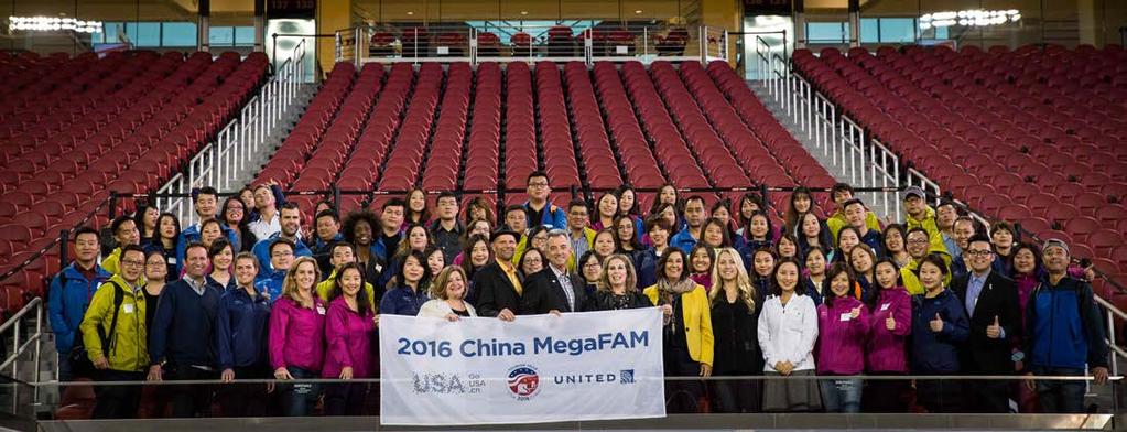 China Mega FAM 2018 2018 China Mega FAM: October 24 - November 1, 2018 Airline Partner: United