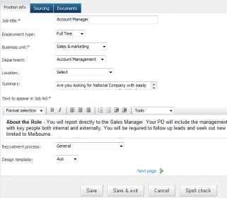 navigation menu. STEP 2: View existing job templates A list of all job templates within your system will be displayed.