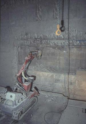 Remote controlled jackhammer Simple tool
