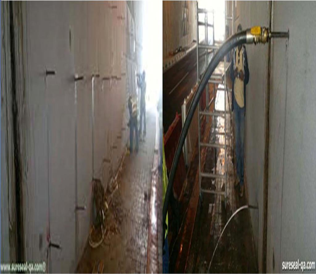 Below Ground/Under Grouting For Water Control and