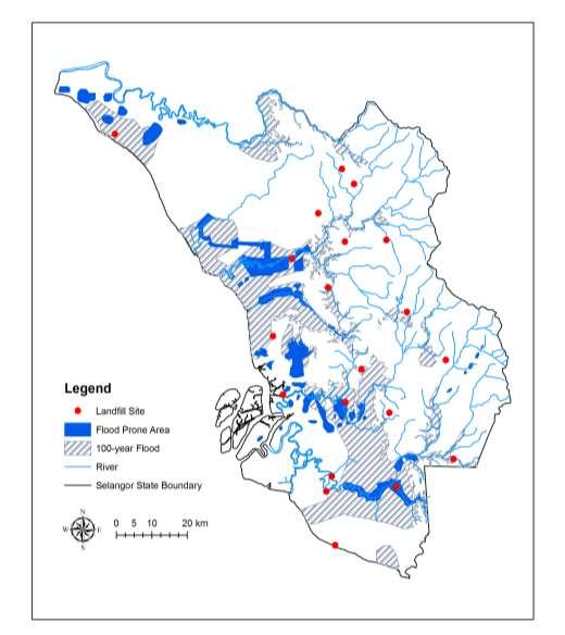 Emerging and Cascading Hazards Local Perspective Landfill Sites Exposed to Flooding: Number of sites located within flood prone area: 4