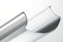 Lighting Pexco manufactures and supplies lighting fixture components, including extruded and injection molded lenses, tube guards and wrap lenses.