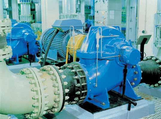LNN Family of Horizontal Split Case Pumps For Application Versatility Broad Hydraulic Coverage The Flowserve LNN and associated double