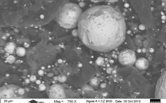 Extraction of Tin from Oxidized Soldering Dross by Carbothermic Reduction 19 hand, higher temperature and longer residence time resulted in metal beads with larger diameters. Fig.