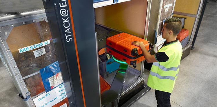 Stack@Ease with RFID Integration Take heavy lifting out of baggage