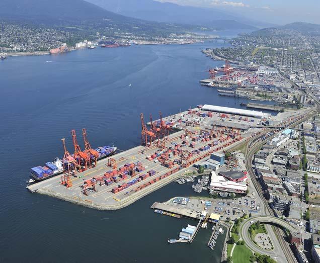 ABOUT THE CENTERM EXPANSION PROJECT Centerm is a container terminal on the south shore of Vancouver s inner harbour.