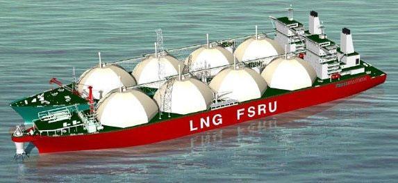 OLT LNG Toskana Italy EON-Ruhrgas/ OLT Offshore 2009 - ongoing project: 7081 Source: OLT Floating storage and regasification unit (FSRU) Moored offshore Livorno, Italy and export gas to shore via a