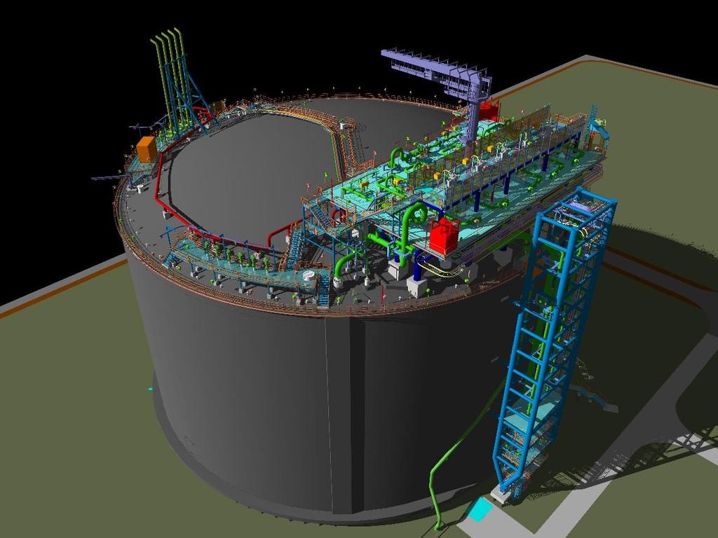 Scope of works CLIENT Type of Contract JSC YAMAL LNG Engineering, Procurement and Construction (EPC) Type of LNG tank Number of tanks 4 Operating capacity Inner tank Outer