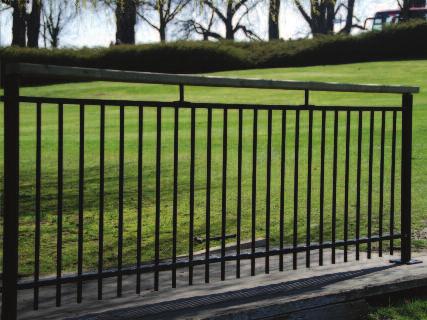 78 Goodwood Railing Ideally placed to offer enhanced security to a children s playground / play area.