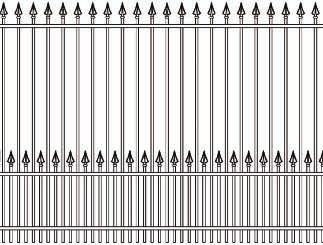 aesthetic grace and form of traditional wrought iron railings with the strength and durability
