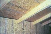 doors Beams set on walls supported roof panels Stronger than
