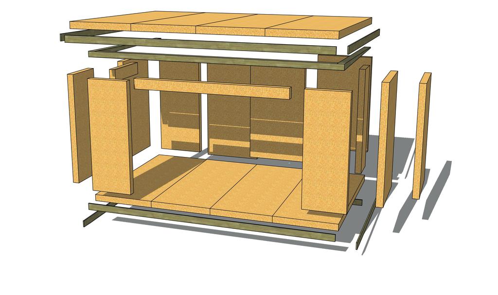 A. Self-Build Cabina From 4,295 This option consists simply of the SIP Kit with full instructions and all the panels required to build the garden room shell.