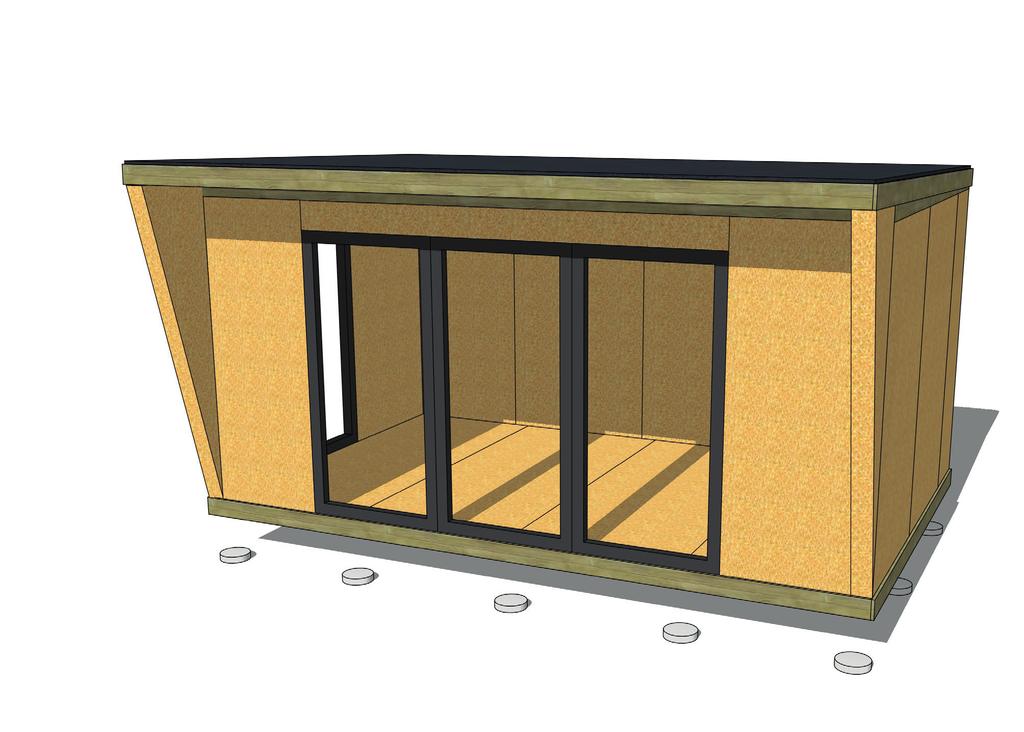 C. Self-Finished Cabina From 11,950 In this option The Cabina is erected by Garden Hideouts to provide a weatherproof, lockable building, including essentials such as glazed bi-fold doors, window and