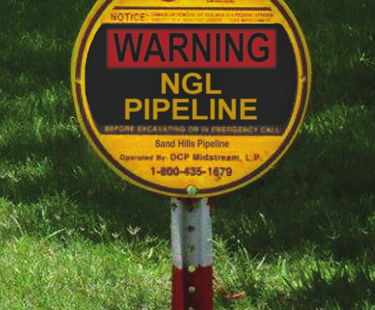 OUR LINE MARKERS LIST: The commodity transported Our company name A 24-hour telephone number where a person monitoring our pipelines can be reached at any time: 1-800-435-1679 THE INFORMATION