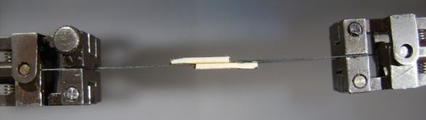 Micro-Bond Testing Non-destructive, linear range, tensile loading Same specimen used for micro X-ray computed tomography DIC