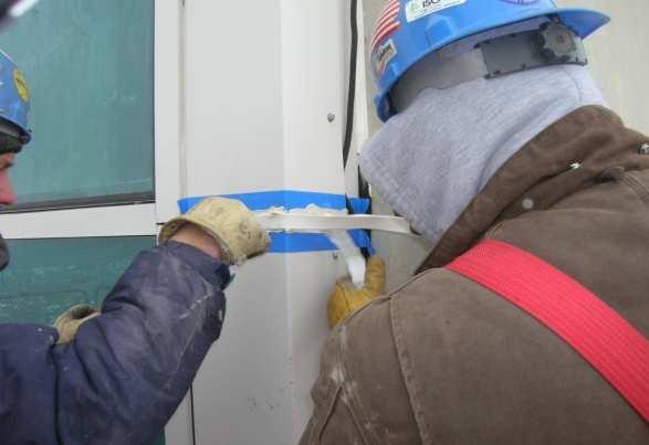 Single-component Will require adhesion testing Other wall system(s) sealants Abutting systems Use silicone sealants, discourage use of other polymer types Must adhere one to the other