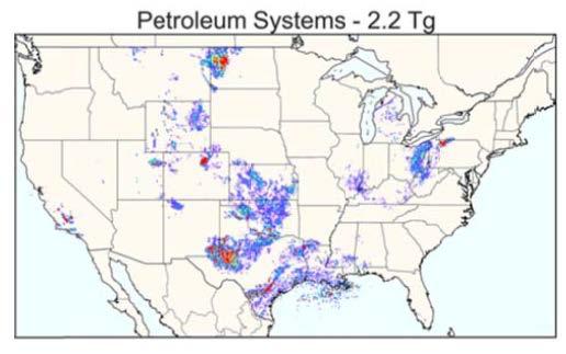 Emissions in many categories associated with shale resource production are dominated by a