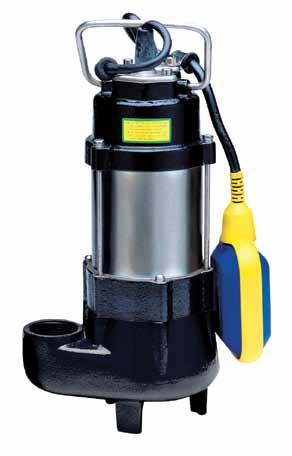 SUBMERSIBLE PUMP JX- Suitable for storm water, treated filtered effluent or drainage water, de-watering cellars, garages, pools, ditches and pits.
