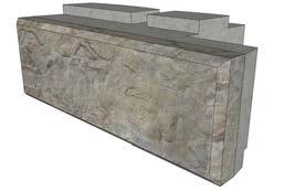 Retaining Wall Blocks Continued Step Unit Fitting Block Wall Coverage Batter Front Face Dimensions Wall Coverage Batter Front Face