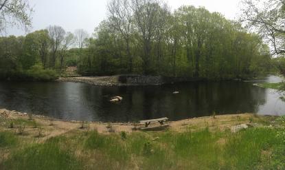 Benefits of Full Dam Removal: White Rock and Lower Shannock Falls Dams Reduced flood risk to downstream properties, roads, and bridges from potential dam failure Reduced flood elevations upstream of