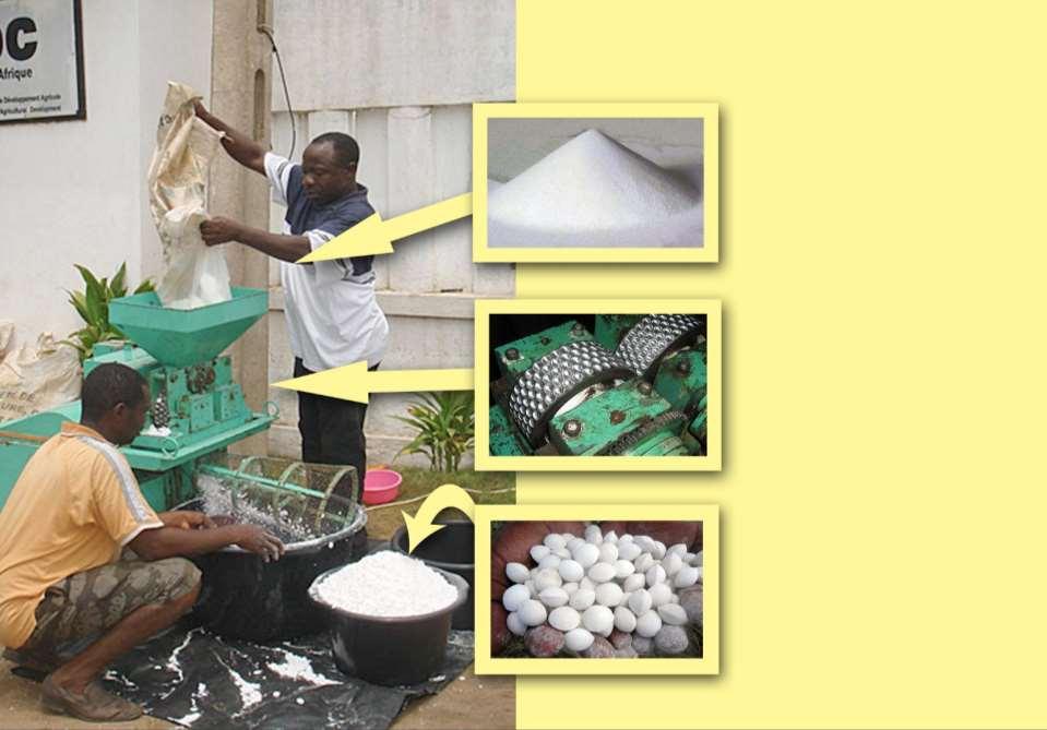 How to Prepare Briquettes Prilled Urea Rollers Briquettes are produced from prilled or