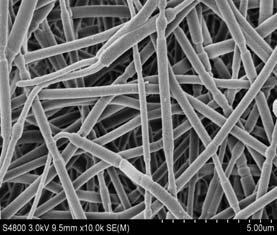 electrospinning solutions. bove all, to improve the mechanical property of fibers, post-drawing was applied on the fibers.