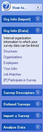 Establishing Internal Job Matches The job matching process connects the survey jobs that we provide with your internal jobs reflected in the imported employee data.