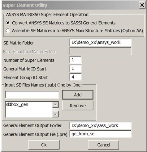 The Options AA and A are designed to be highly user-friendly, efficient and safe for the analyst. UI commands and simple window dialogs are used.
