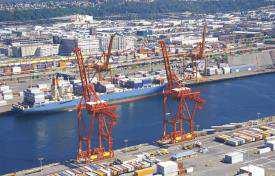 Mega Transshipment Ports: I O de of A ual Nu be of TEU s Shanghai and Shenzhen - China Hong Kong - China Singapore - South East Asia Los Angeles/Long Beach North America Newark, NJ - North America