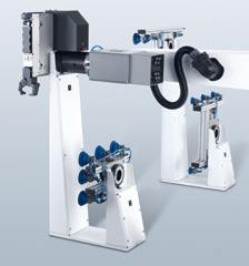 With the adjustable feeding unit, you can manufacture up to four types of parts in a single work session.