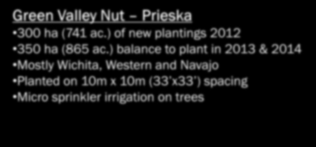 ) balance to plant in 2013 & 2014 Mostly Wichita,